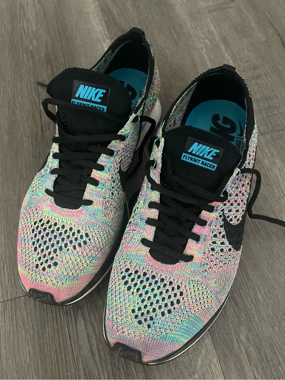 Nike Rainbow Flyknit Racer